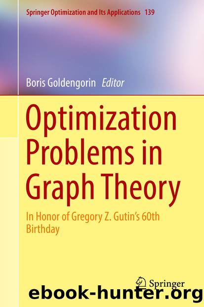 Optimization Problems in Graph Theory by Unknown