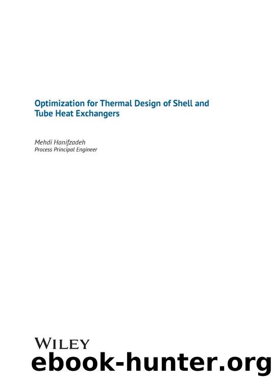 Optimization for Thermal Design of Shell and Tube Heat Exchangers by Unknown