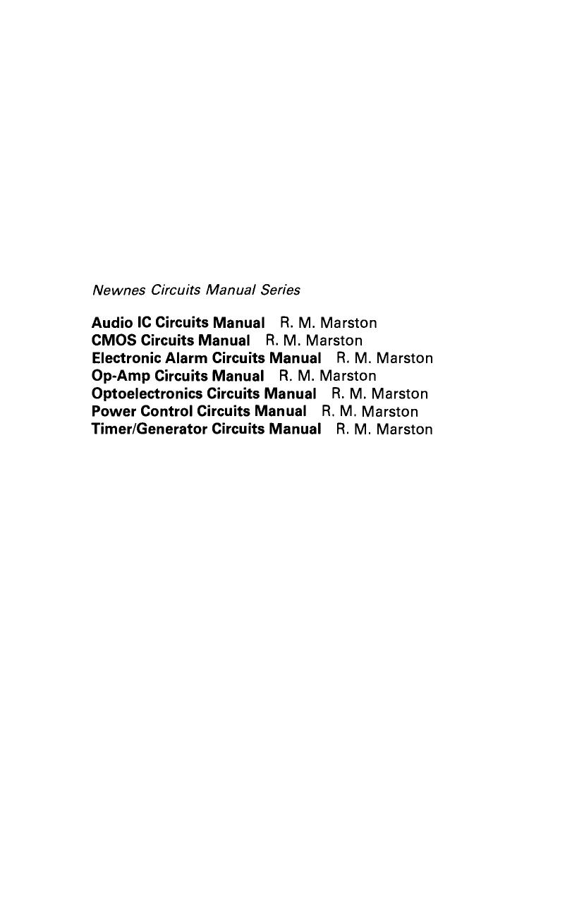 Optoelectronics Circuits Manual by R. M. Marston (Auth.)