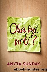 Ora mi noti?: Noticed Me Yet? (Italian Edition) by Anyta Sunday