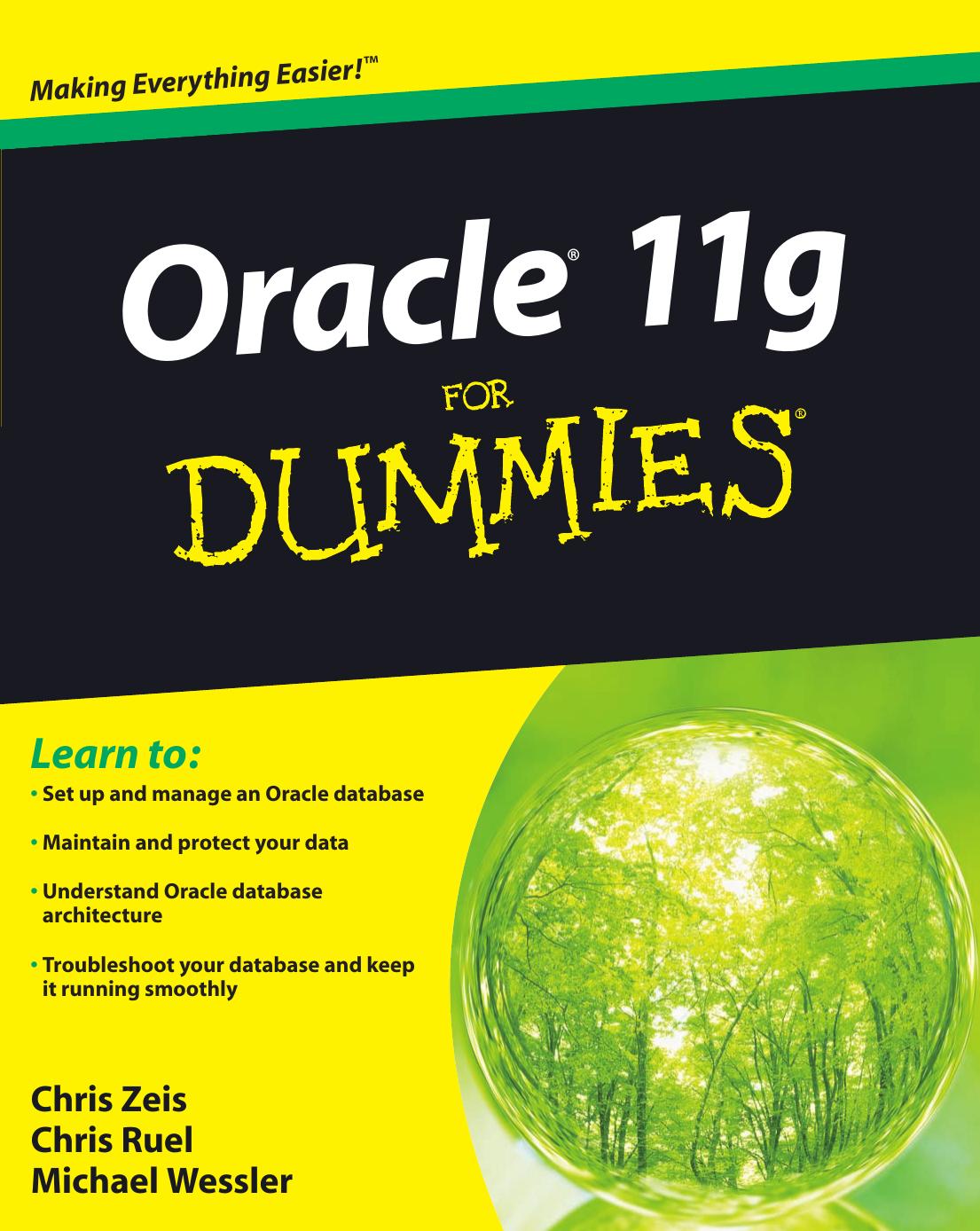 Oracle 11g For Dummies by Chris Zeis Chris Ruel Michael Wessler
