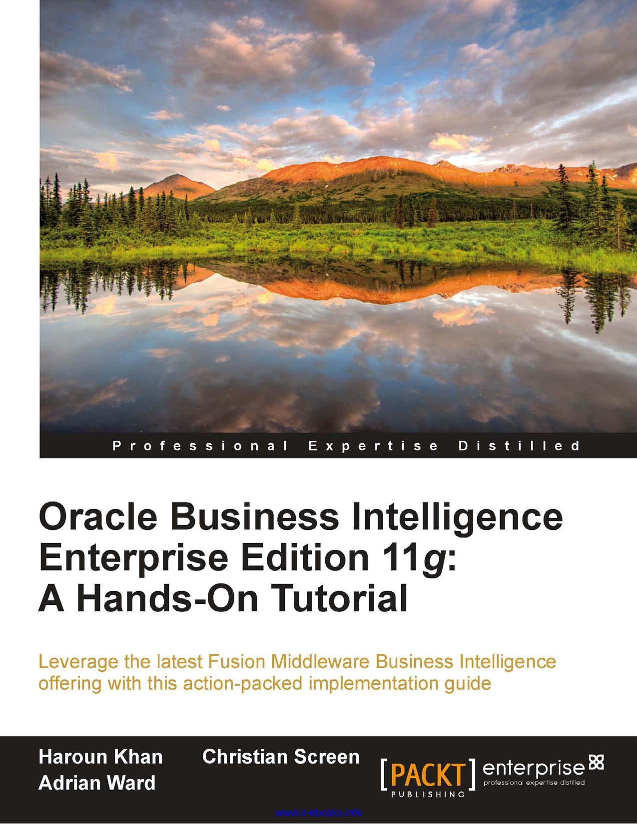 Oracle Business Intelligence Enterprise Edition 11g by Unknown