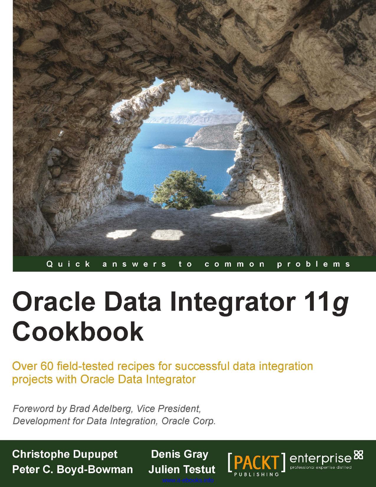 Oracle Data Integrator 11g Cookbook by Unknown