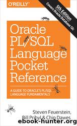 Oracle PLSQL Language Pocket Reference by Steven Feuerstein