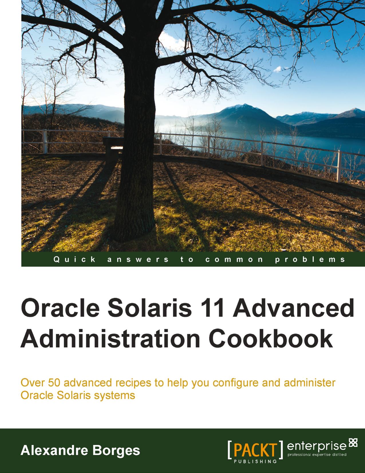 Oracle Solaris 11 Advanced Administration Cookbook by Unknown
