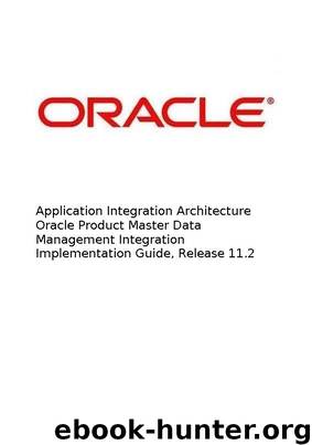Oracle® Application Integration Architecture Oracle Product Master Data Management Integration Implementation Guide, Release 11.2 by Oracle Corporation