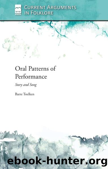 Oral Patterns of Performance by Barre Toelken