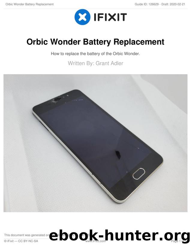 Orbic Wonder Battery Replacement by Unknown