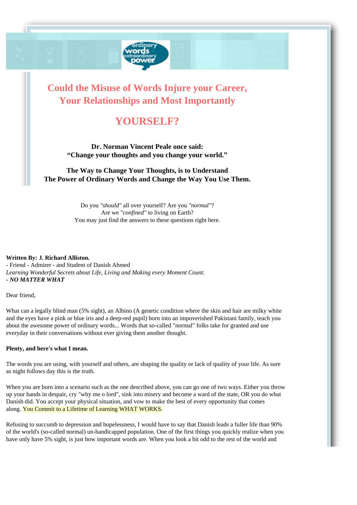 Ordinary Words. by Best of Kuszter's Collection