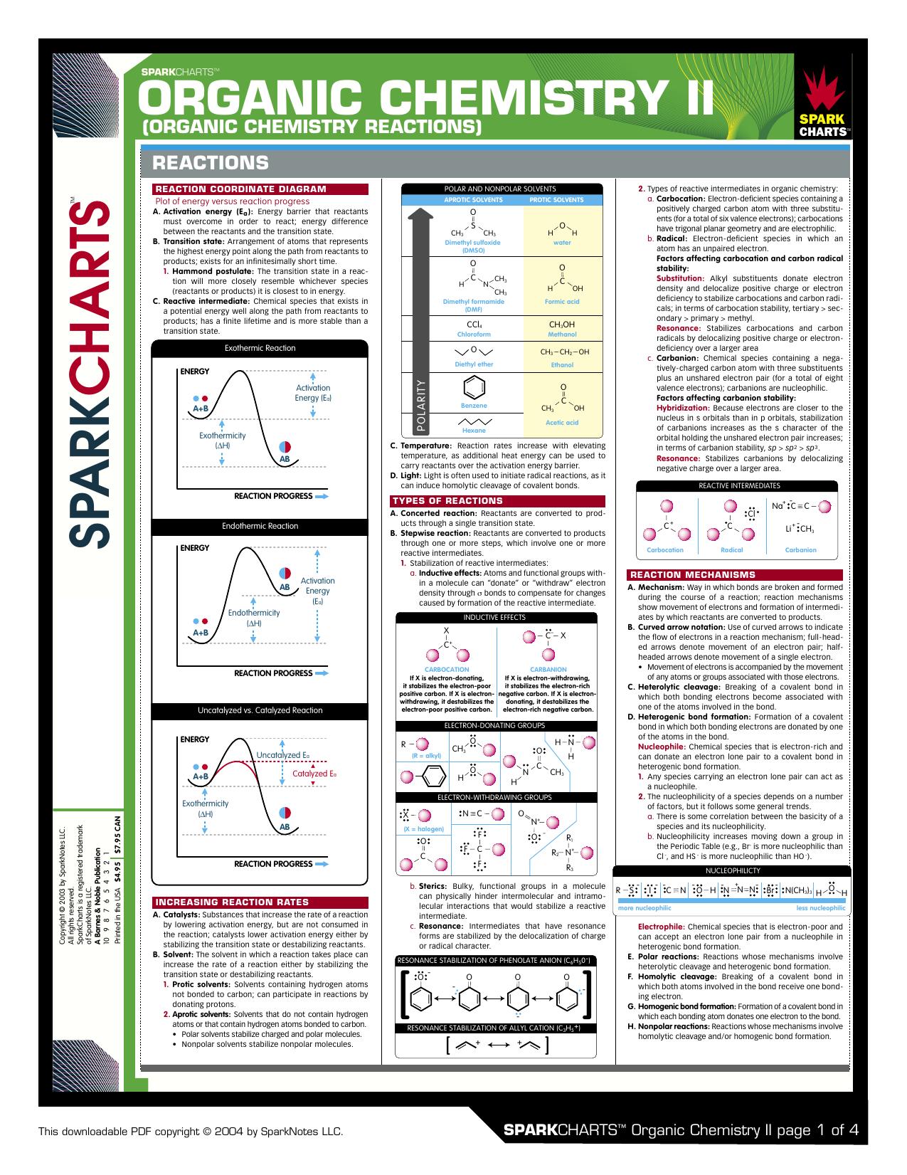 Organic Chemistry II (spark) by Unknown