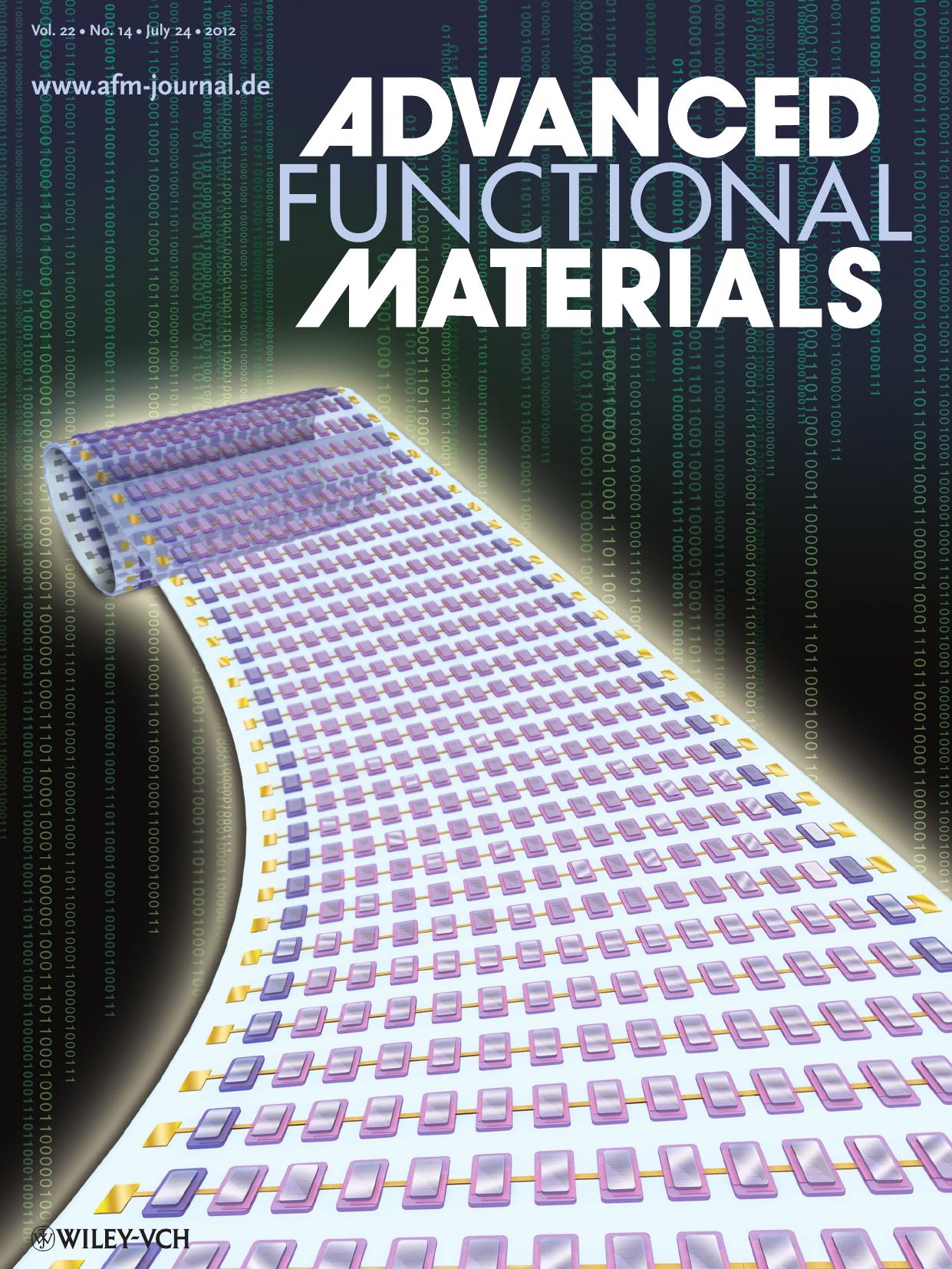 Organic Electronics: HighPerformance TopGated Organic FieldEffect Transistor Memory using Electrets for Monolithic Printed Flexible NAND Flash Memory (Adv. Funct. Mater. 142012) by F-282
