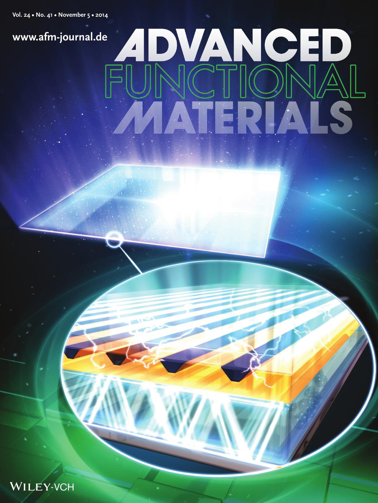 Organic Electronics: Nanoshuttered OLEDs: Unveiled Invisible Auxiliary Electrode (Adv. Funct. Mater. 412014) by Unknown