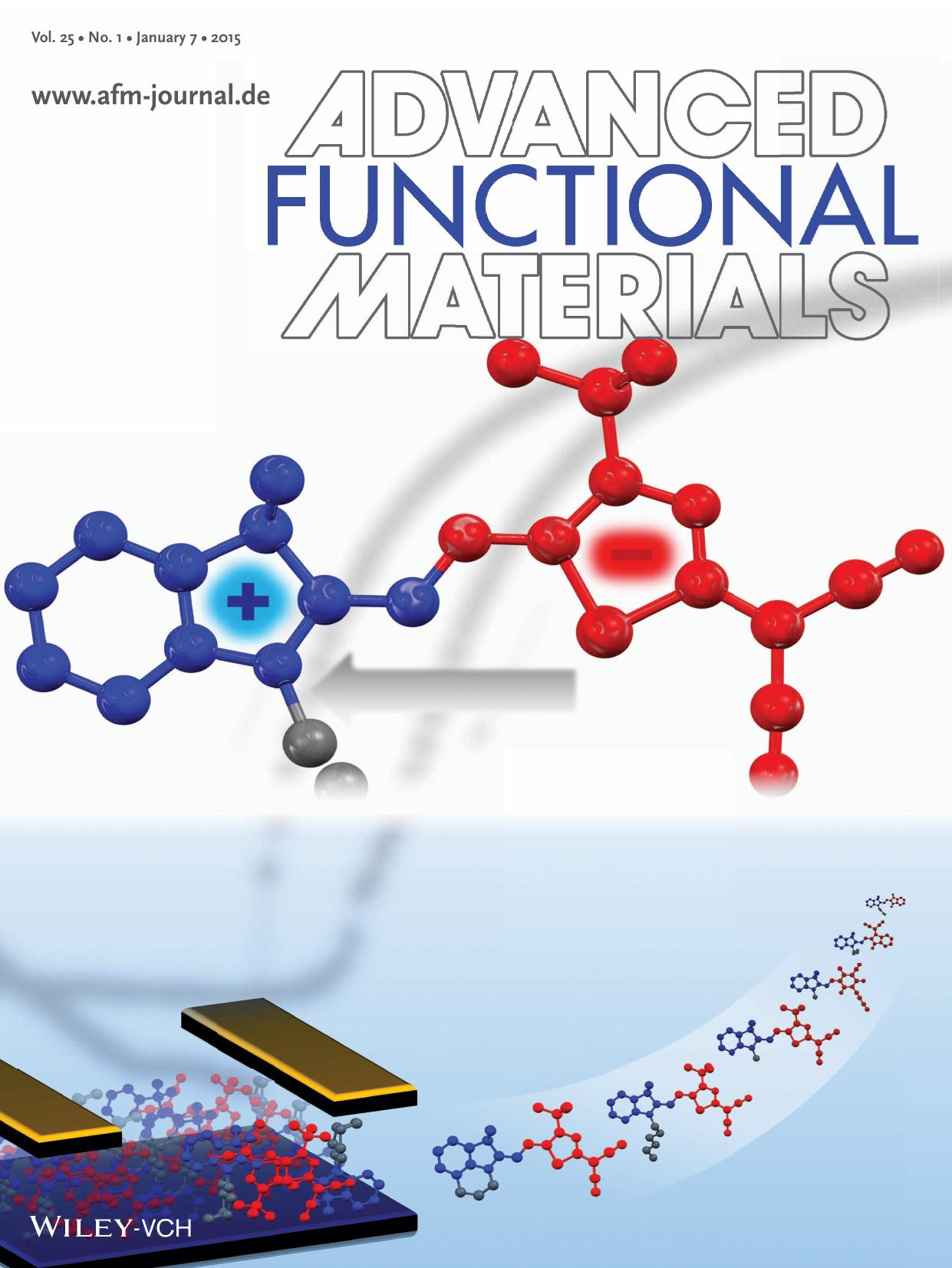 Organic Electronics: Organic Thin Film Transistors Based on Highly Dipolar Donor&#x02013;Acceptor Polymethine Dyes (Adv. Funct. Mater. 1&#x0002F;2015) by Unknown
