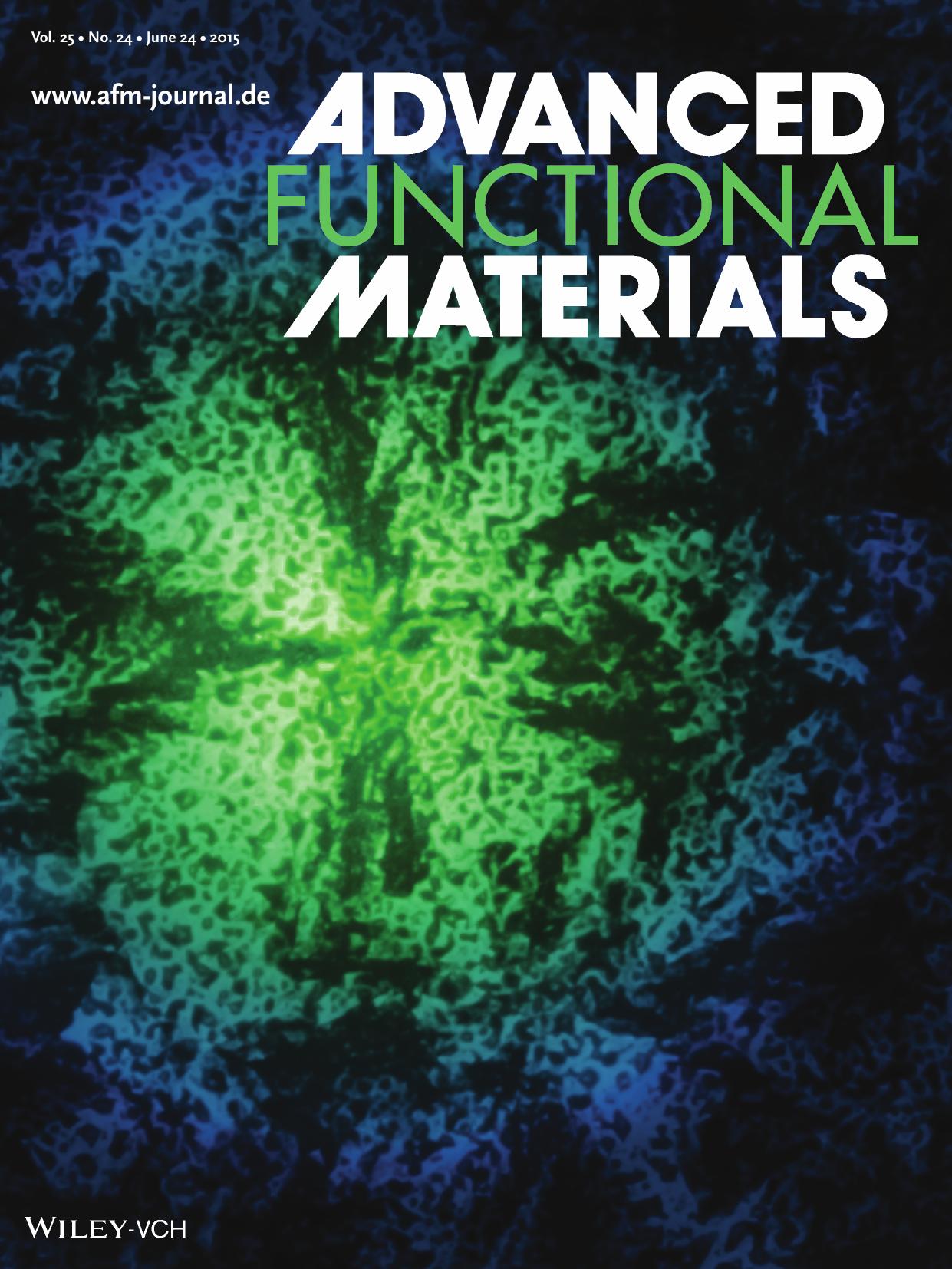 Organic Electronics: Self&#x02010;Assembled, Millimeter&#x02010;Sized TIPS&#x02010;Pentacene Spherulites Grown on Partially Crosslinked Polymer Gate Dielectric (Adv. Funct. Mater. 24&#x0002F;2015) by Unknown
