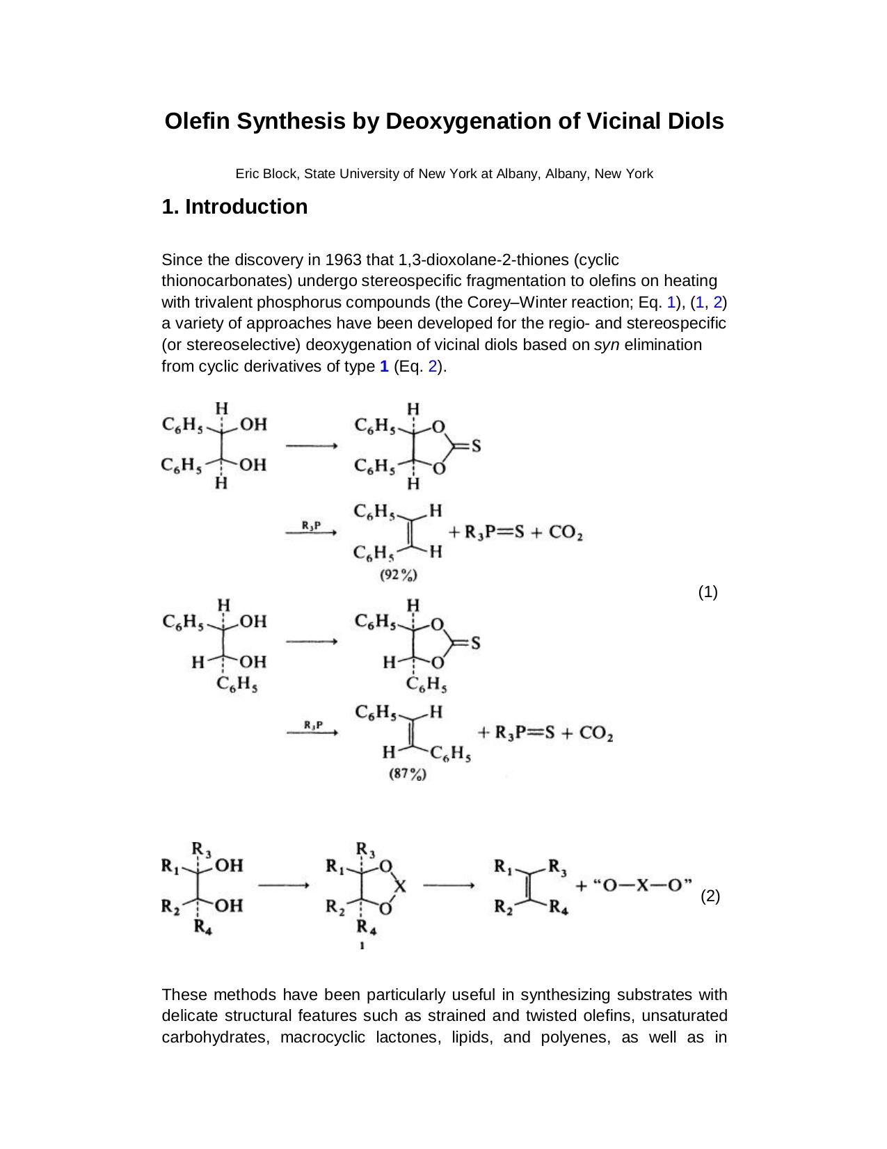 Organic Reactions 30 (1984) e by Unknown
