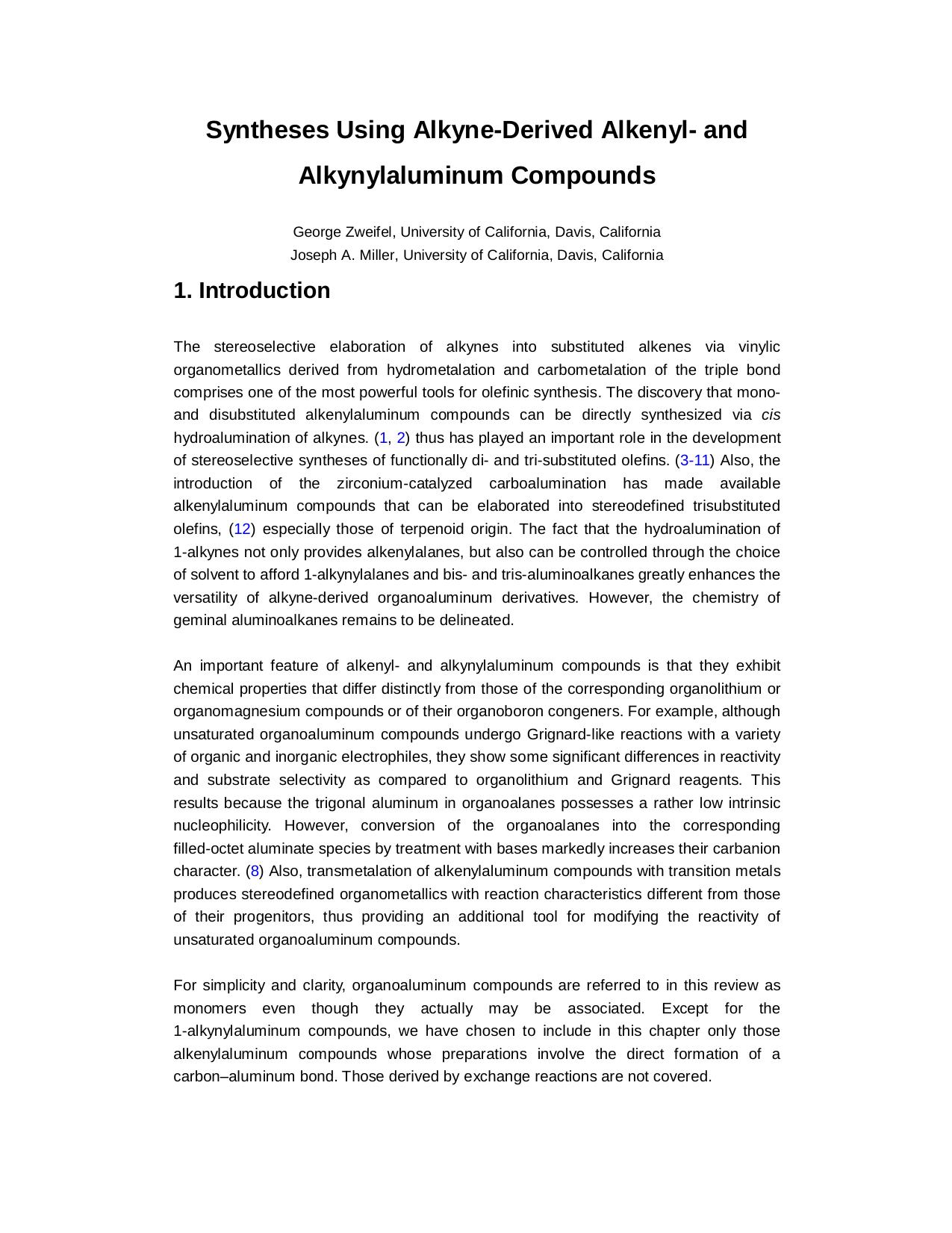 Organic Reactions 32 (1984) e by Unknown