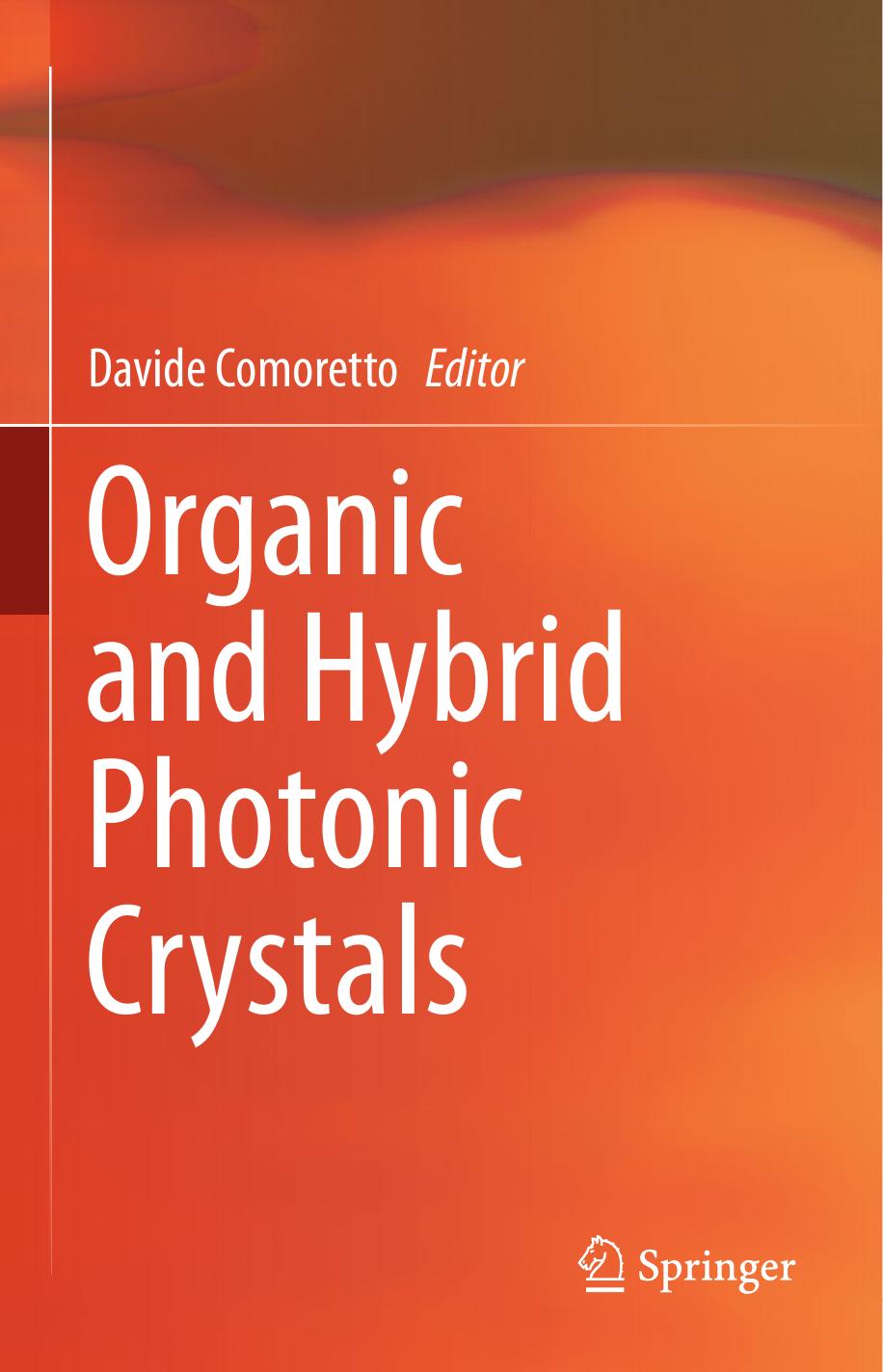 Organic and Hybrid Photonic Crystals by Unknow
