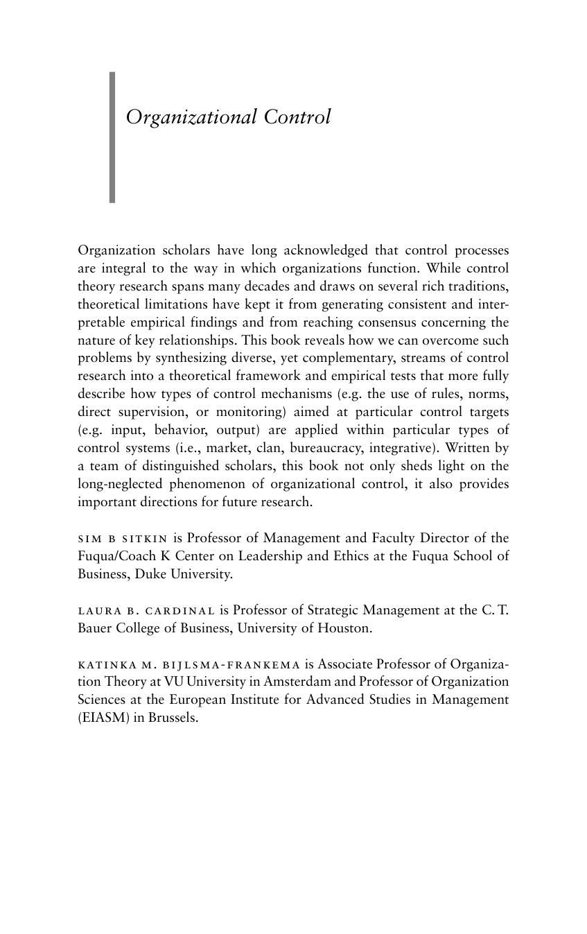 Organizational Psychology for Managers by Unknow