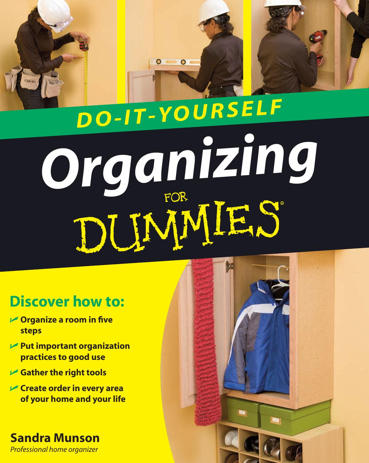 Organizing Do-It-Yourself for Dummies (ISBN by 0470431113)