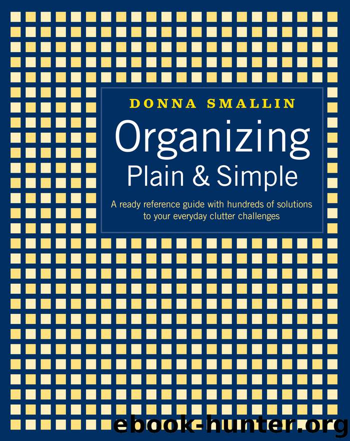 Organizing Plain & Simple by Donna Smallin