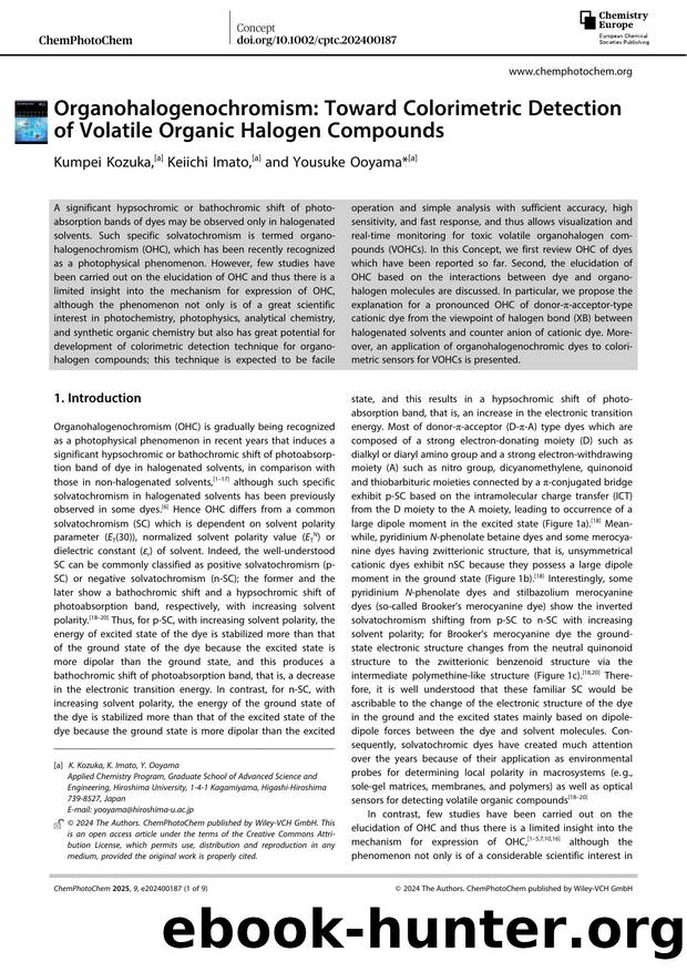 Organohalogenochromism: Toward Colorimetric Detection of Volatile Organic Halogen Compounds by Unknown