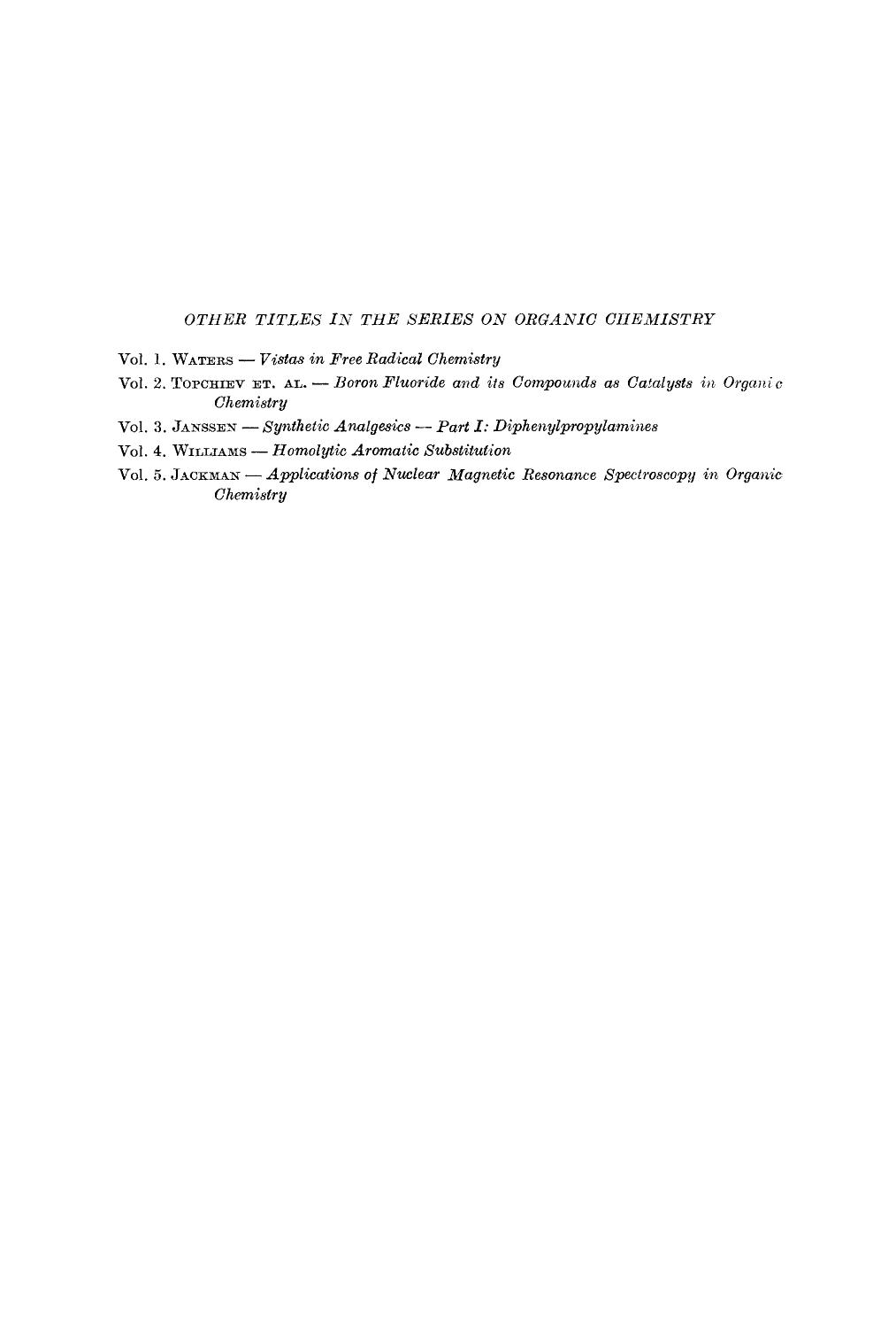 Organophosphorus Monomers and Polymers by Ye. L. Gefter D. H. R. Barton and W. Doering (Auth.)