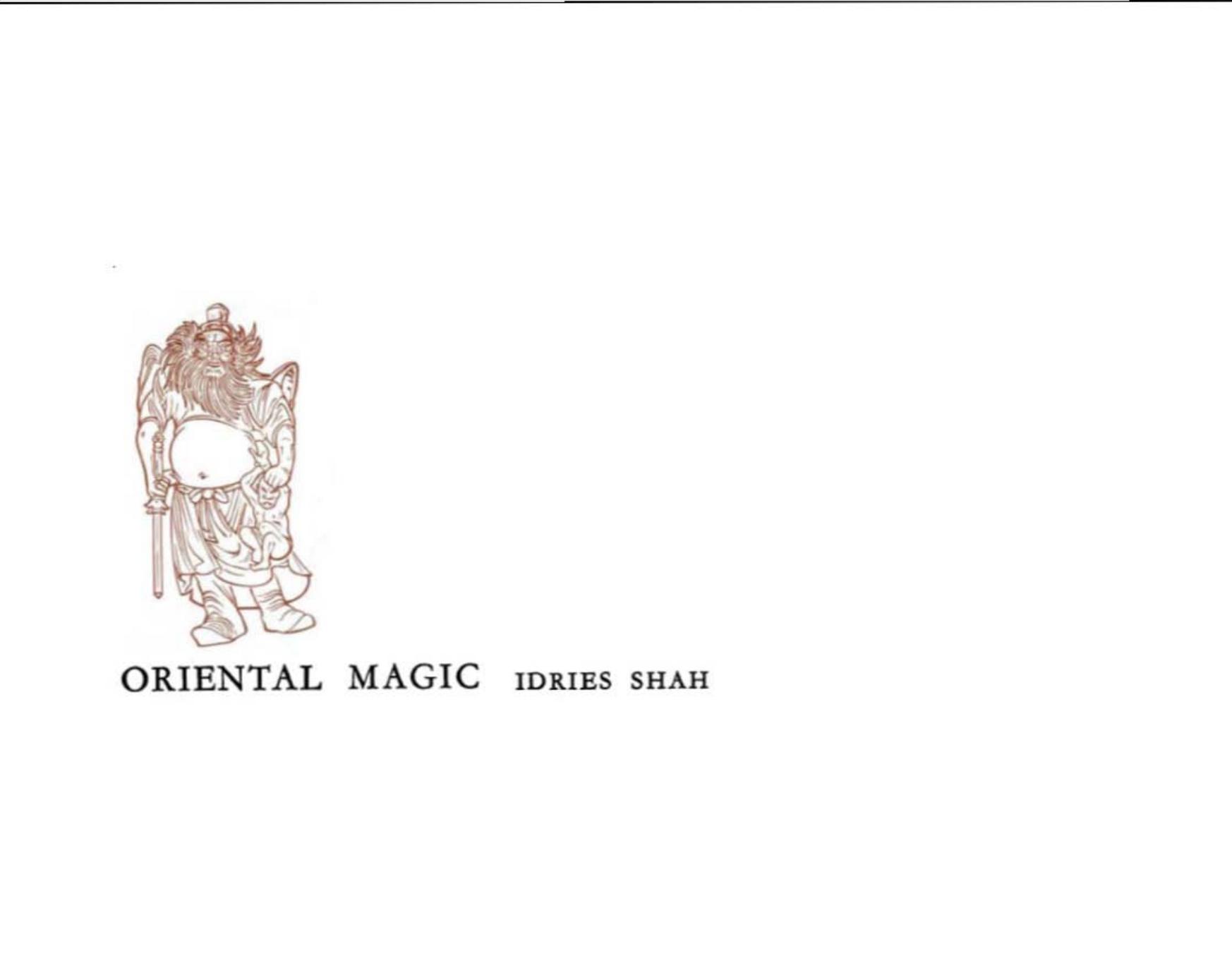 Oriental Magic by Idries Shah