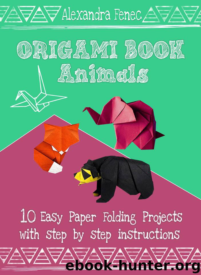 Origami Book. Animals: 10 Easy Paper Folding Projects With Step By Step Instructions by Alexandra Fenec & Alexandra Fenec