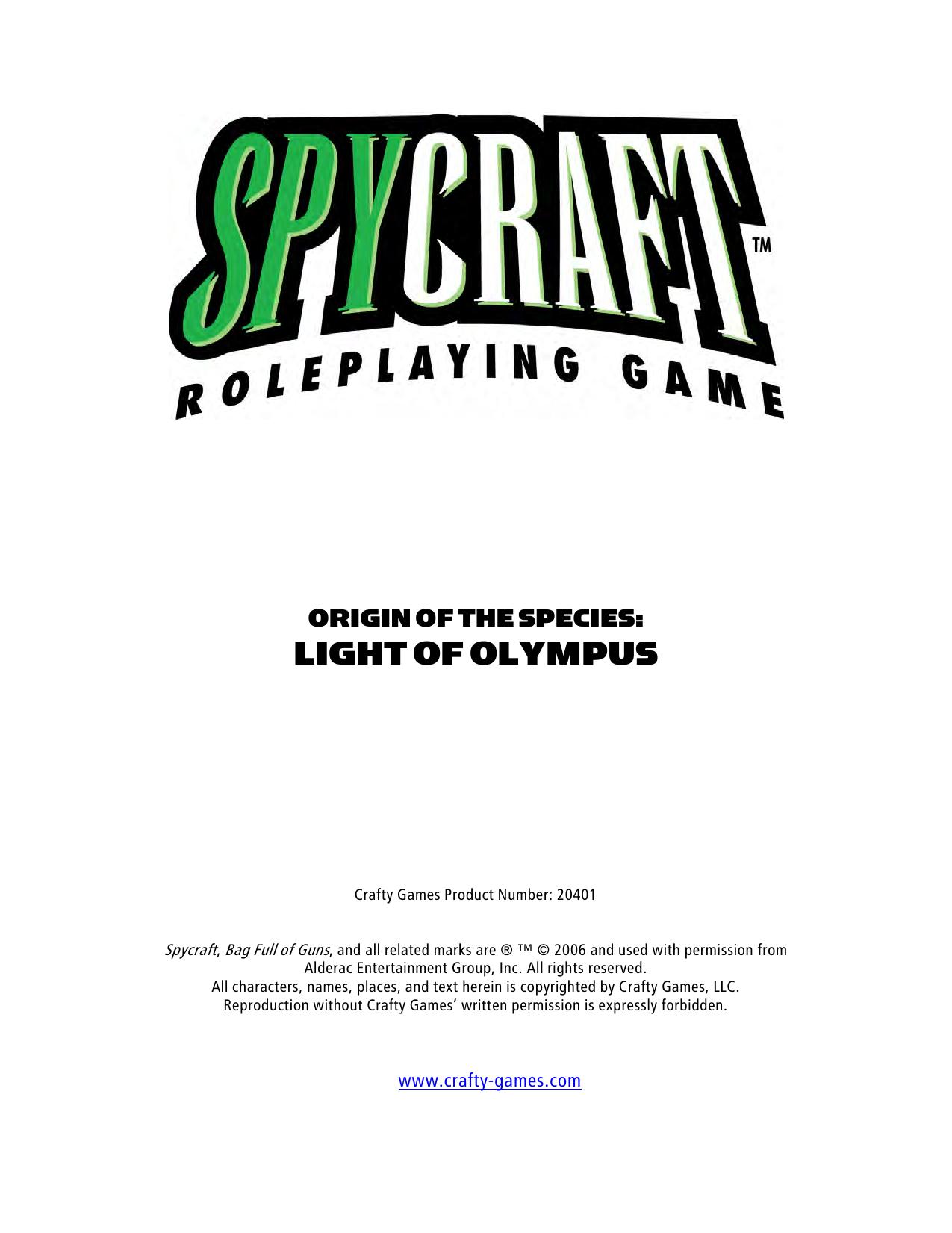 Origin of the Species by Scott Gearin