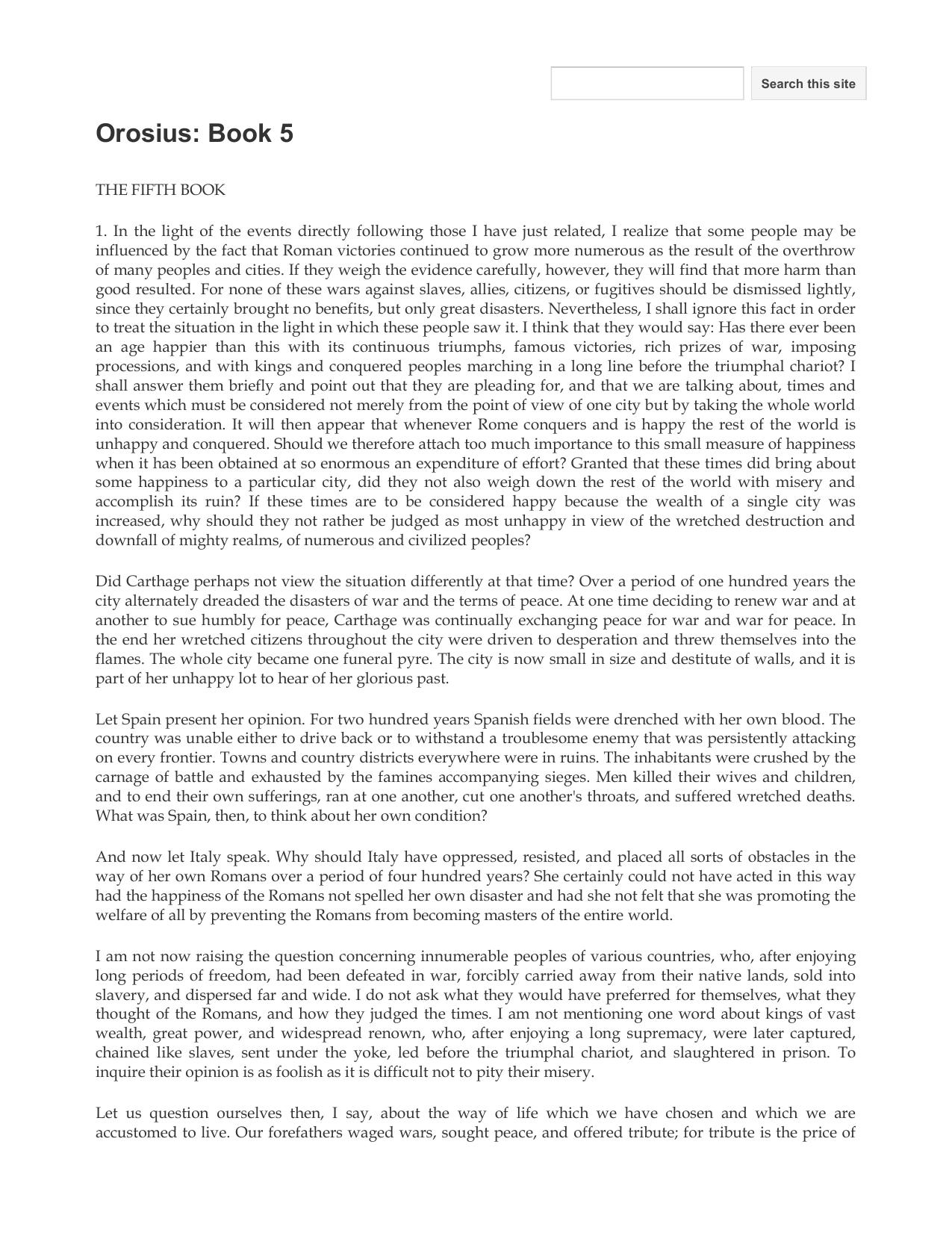 Orosius Seven books of history against the pagans. 5.pdf by Orosius
