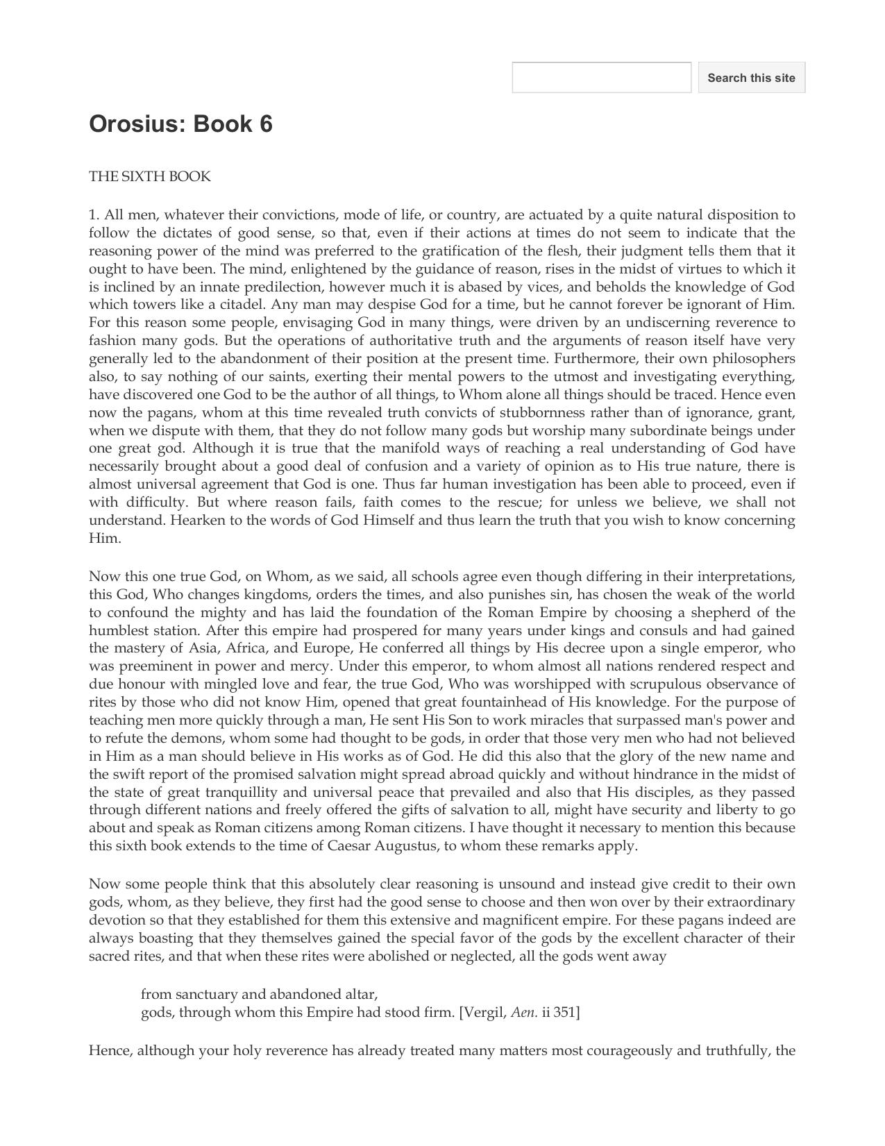 Orosius Seven books of history against the pagans. 6.pdf by Orosius