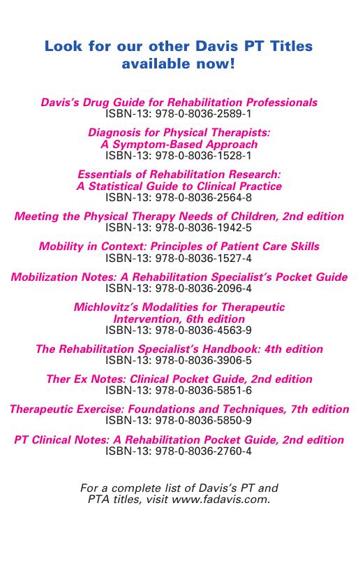 Ortho Notes: Clinical Examination Pocket Guide (Davis's Notes) by Dawn T. Gulick PT PhD ATC CSCS