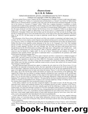 Osanwe-kenta by J.R.R.Tolkien