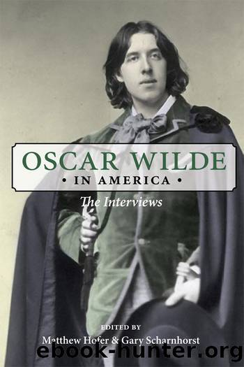 Oscar Wilde in America by Oscar Wilde