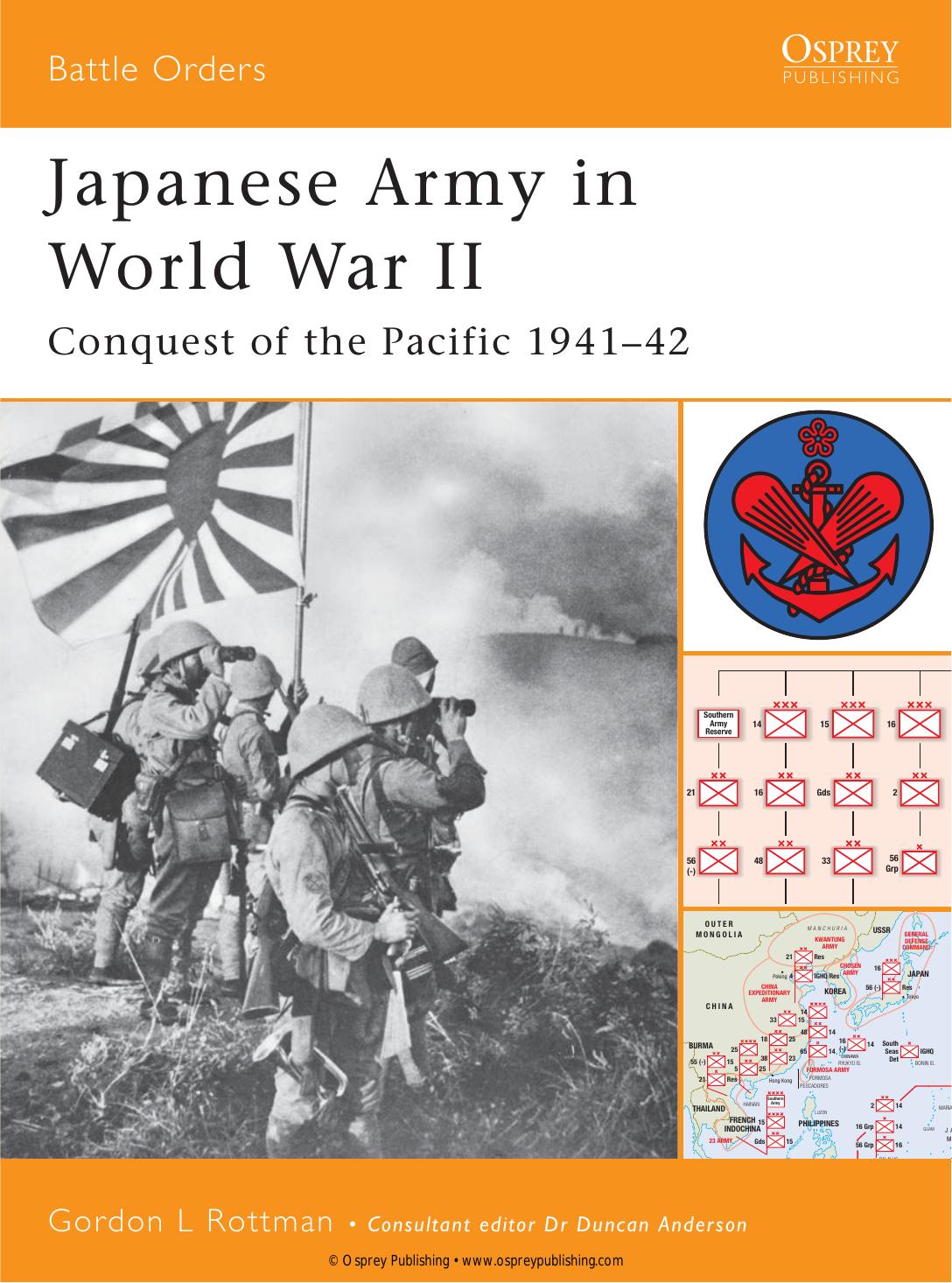 Osprey - Battle Orders 009 - Japanese Army in WWII by Conquest of the Pacific 1941-42