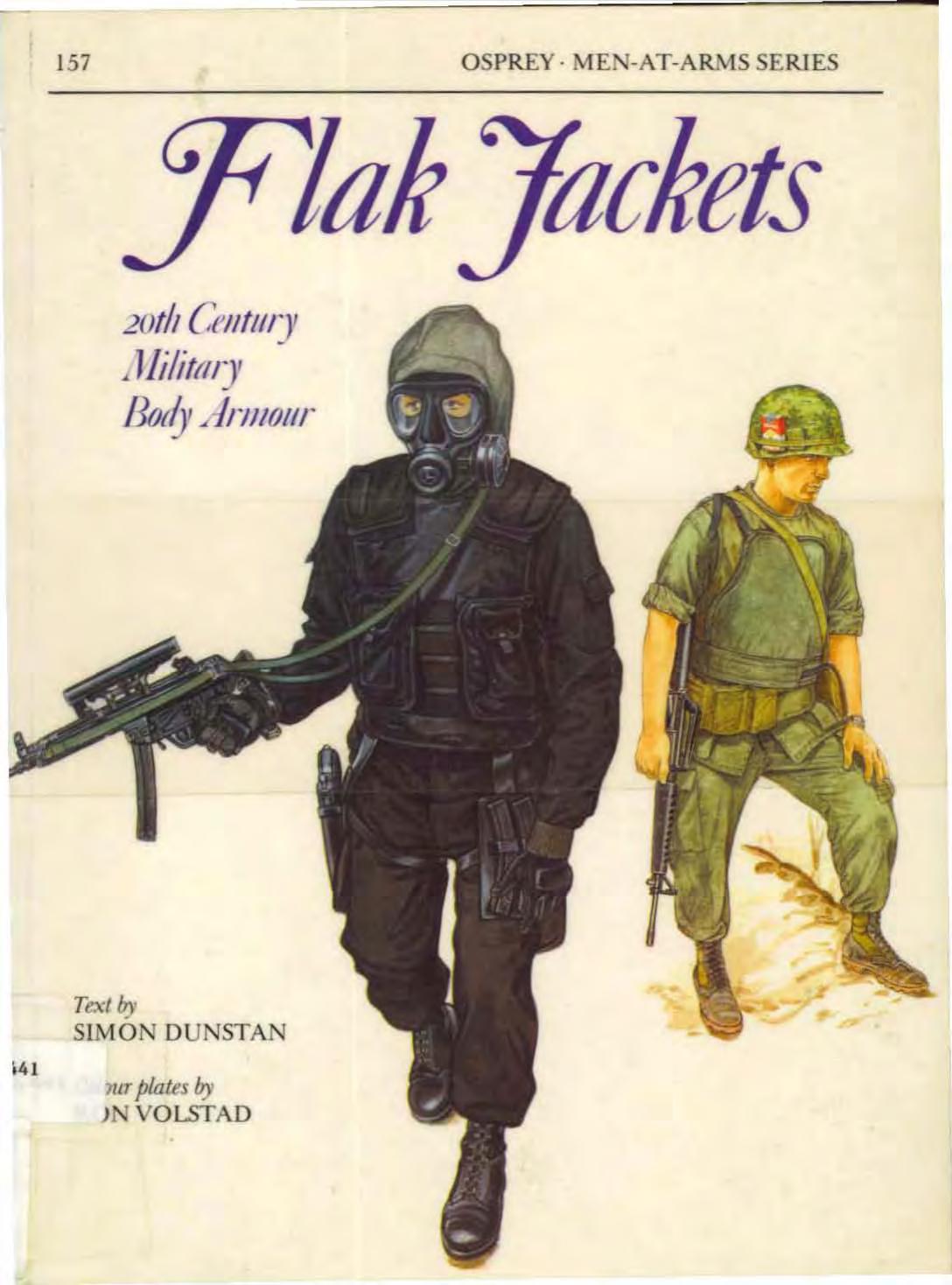Osprey, Men-at-Arms #157 Flak Jackets 20th Century Military Body Armour (1984) 90Ed OCR 8.12 by Unknown
