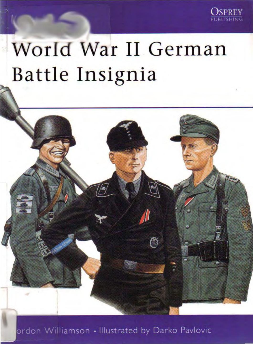 Osprey, Men-at-Arms #365 World War II German Battle Insignia (2002) OCR 8.12 by Unknown