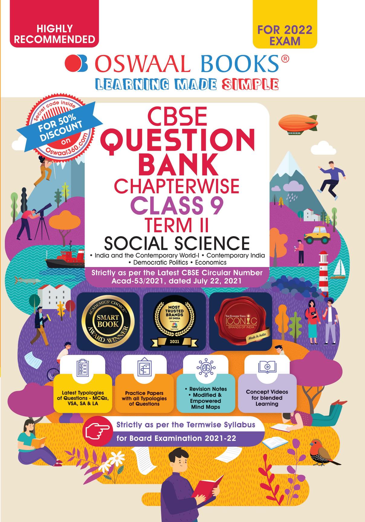 Oswaal CBSE Question Bank Chapterwise For Term-2, Class 9, Social Science (For 2022 Exam) by Oswaal Editorial Board