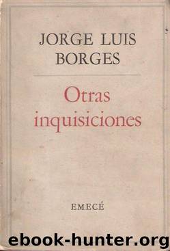 Otras inquisiciones by Jorge Luis Borges