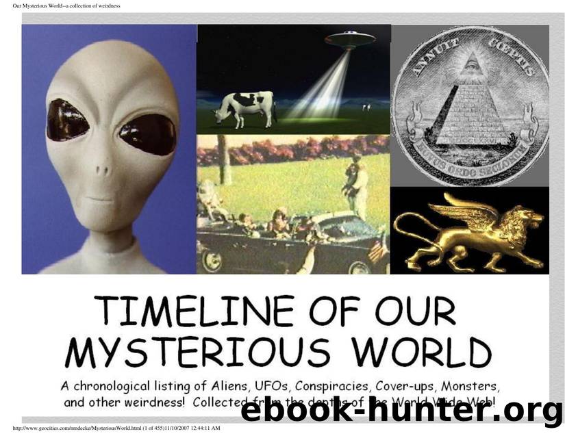 Our Mysterious World--a collection of weirdness by Unknown