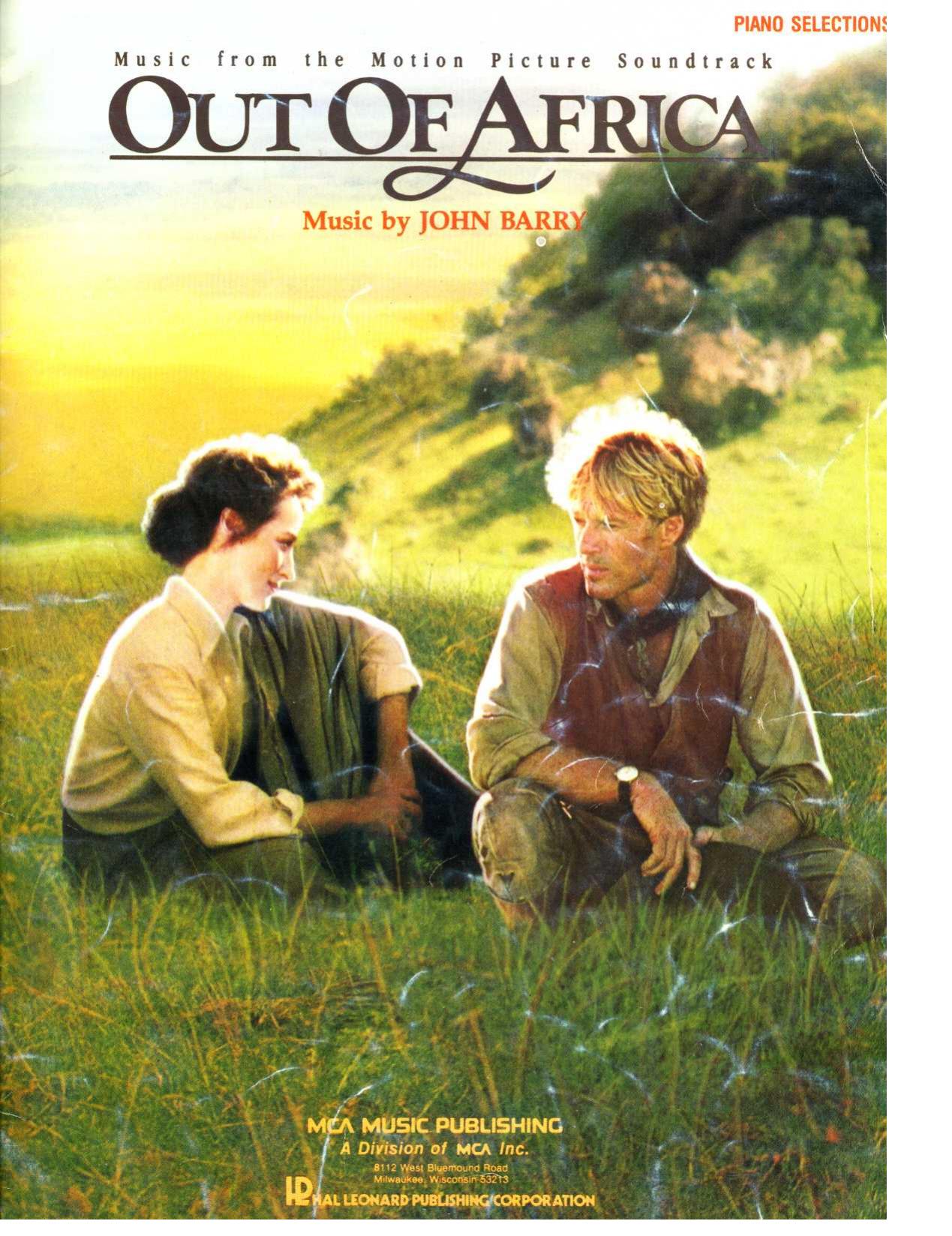 Out of Africa (Songbook) by Unknown