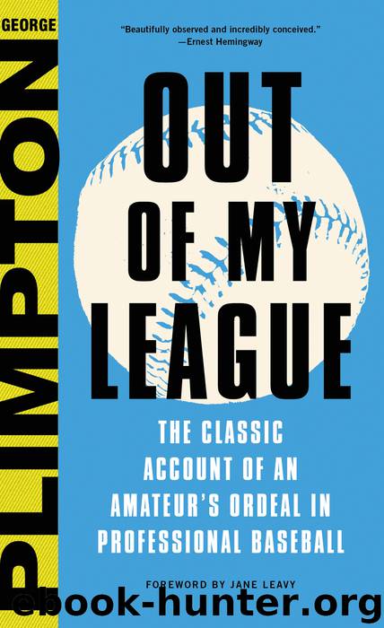 Out of My League by George Plimpton