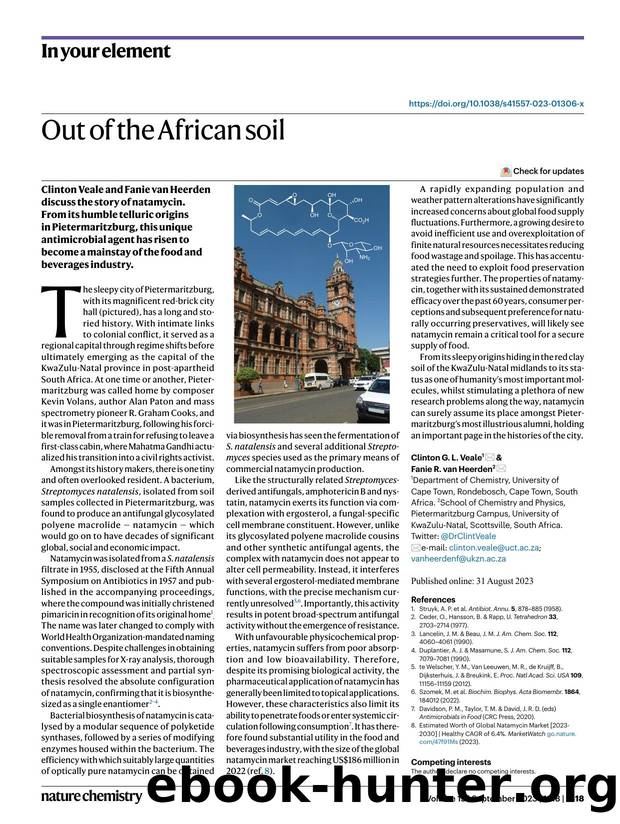 Out of the African soil by Clinton G. L. Veale & Fanie R. Heerden