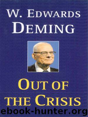 Out of the Crisis by W. Edwards Deming
