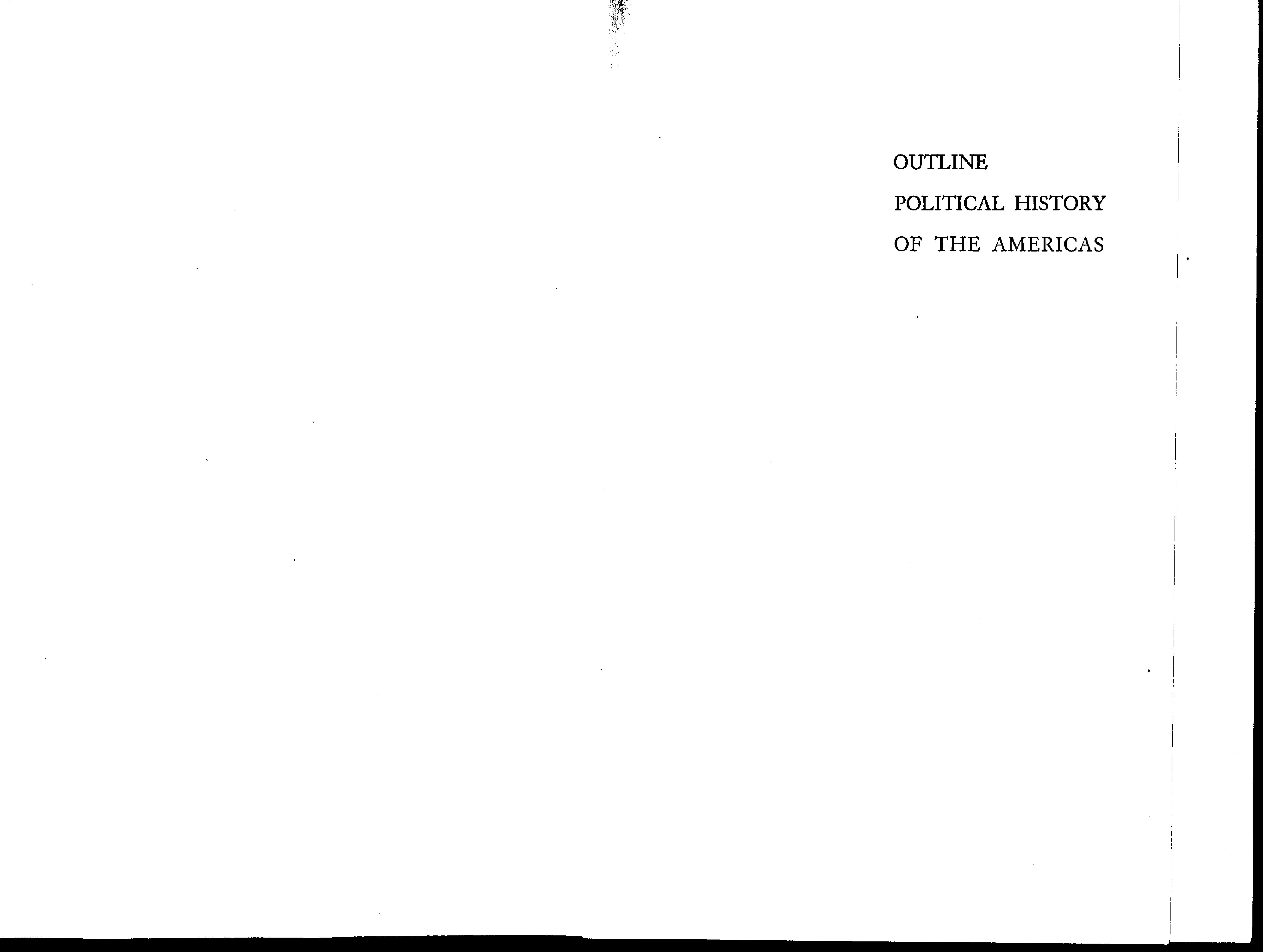 Outline political history of the Americas by William Z Foster