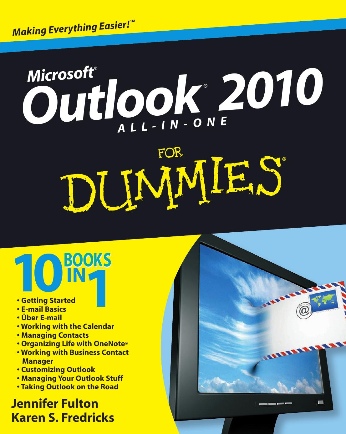 Outlook 2010 All-in-One For Dummies by Jennifer Fulton Karen S. Fredricks