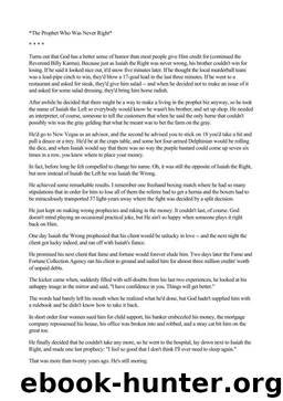Outpost Prophet Who Was Never Right by Mike Resnick