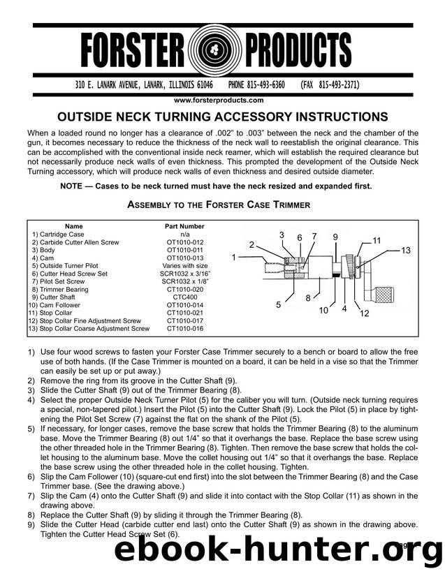 Outside Neck Turning Accessory - OT1010-002.qxd by user4