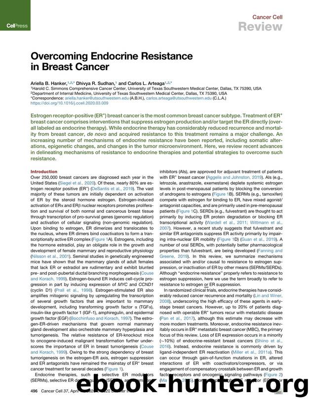 Overcoming Endocrine Resistance in Breast Cancer by Ariella B. Hanker & Dhivya R. Sudhan & Carlos L. Arteaga