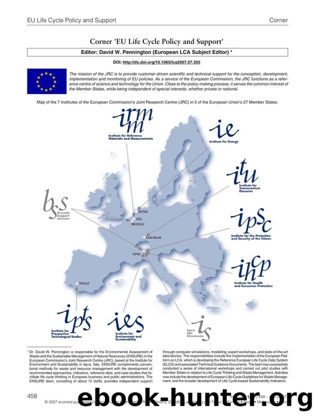Overcoming barriers to the broader implementation of life cycle thinking in business and public administration by Unknown